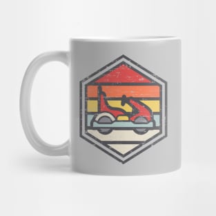 Retro Badge Kart Light Mug